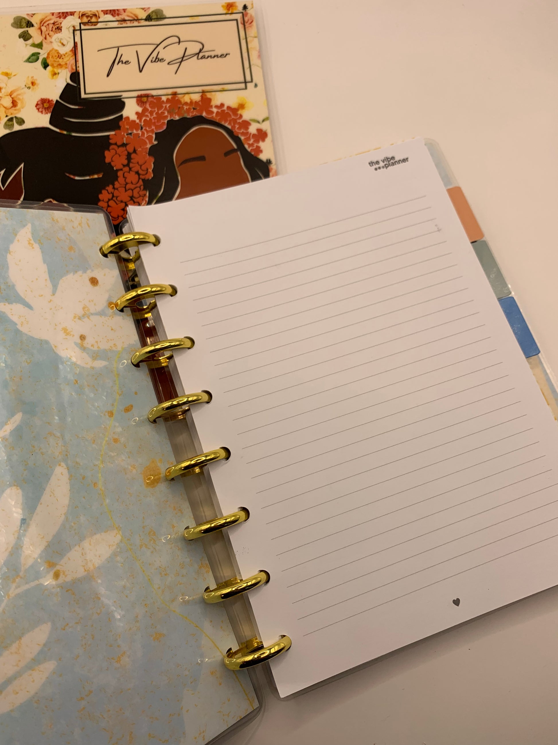 Cream and Strawberries Notebook - Discbound - The Vibe Planner