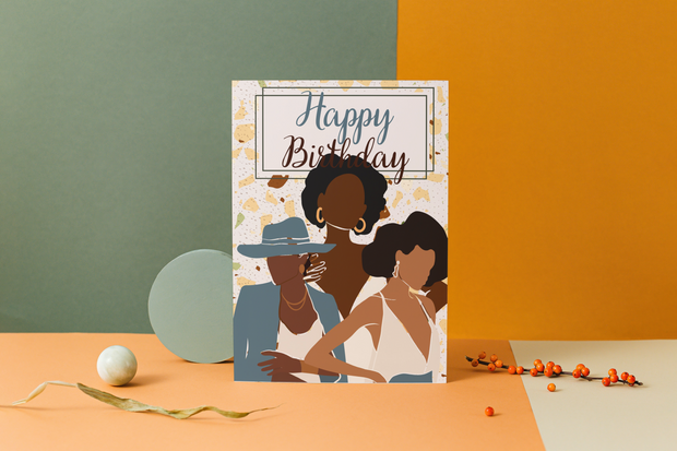 Greeting Card: GIRL ON THE GO BIRTHDAY CARD BUNDLE - The Vibe Planner
