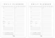Undated Daily Planner Inserts - The Vibe Planner