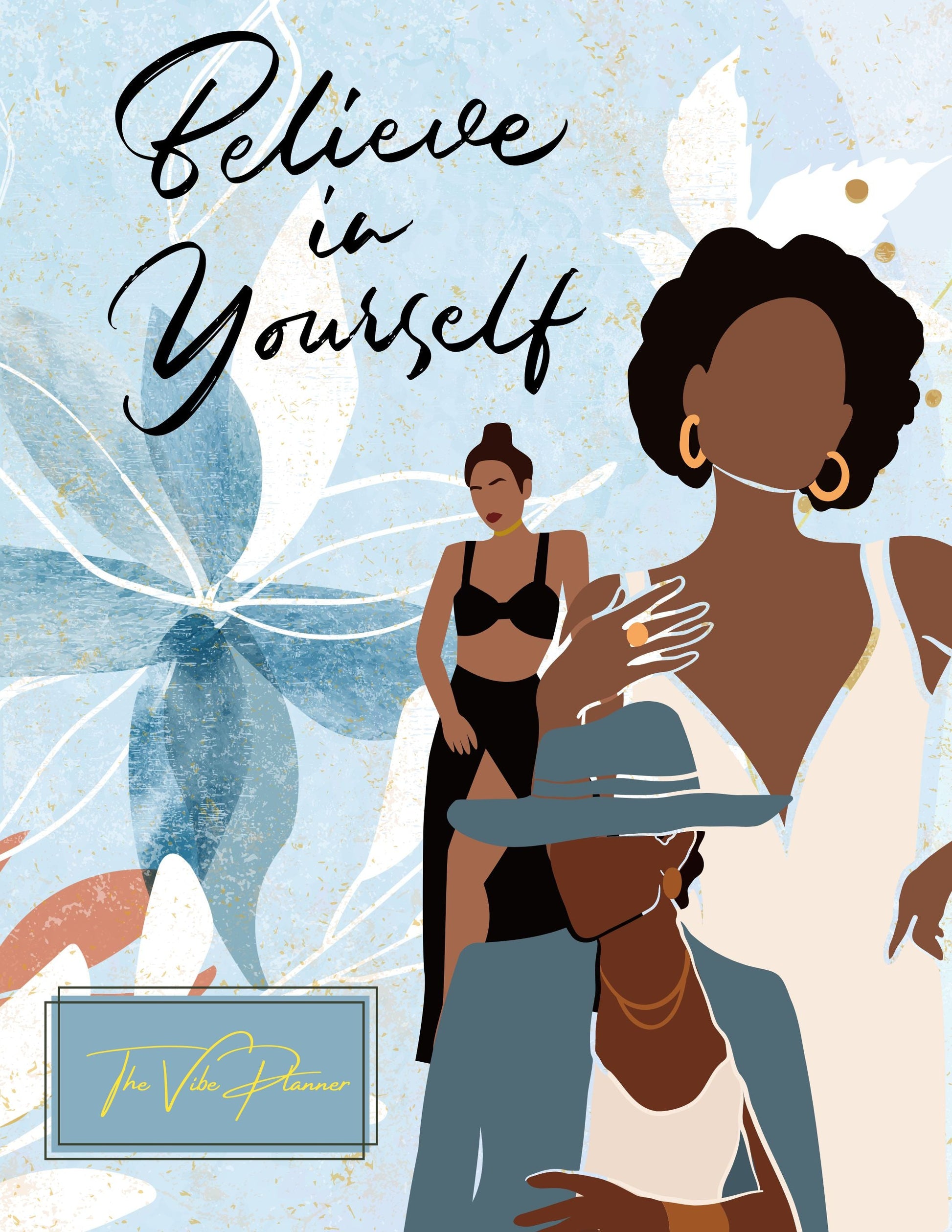 Believe in Yourself Notebook - Discbound - The Vibe Planner