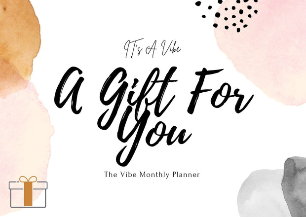 The Gift Card - The Vibe Planner